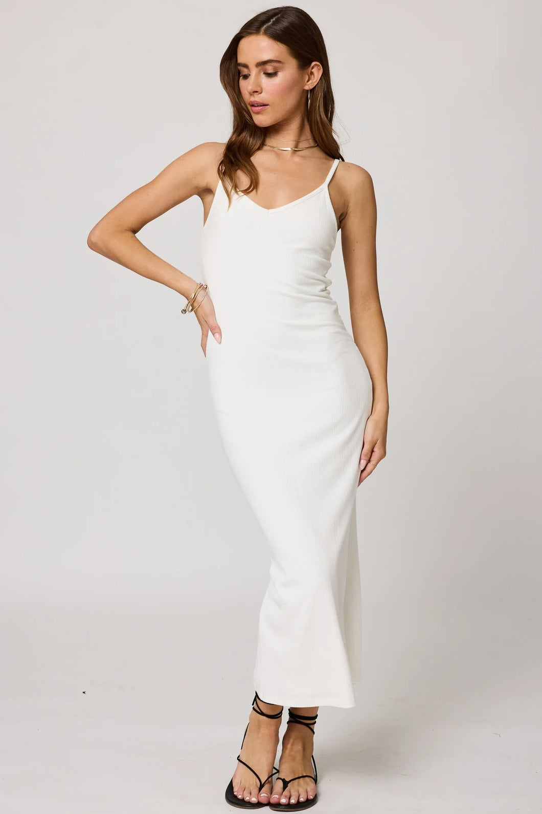 So Simple Maxi Dress- White