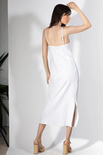 Load image into Gallery viewer, White Linen Maxi Dress