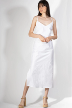 Load image into Gallery viewer, White Linen Maxi Dress