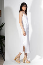 Load image into Gallery viewer, White Linen Maxi Dress