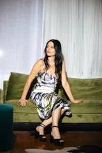 Load image into Gallery viewer, Zebra Monaco Silk Dress