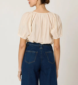 Adeline Blouse- Ivory