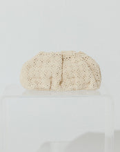 Load image into Gallery viewer, Aleza Macrame Clutch in Ivory