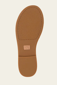 Ava Woodstock Slide- Almond