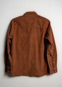 Corduroy Ojai Shirt- Rust