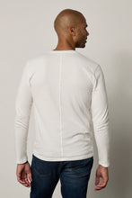 Load image into Gallery viewer, Brad Champion Jersey Cotton Henley in Salt