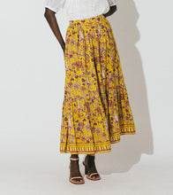 Load image into Gallery viewer, Charlene Ankle Skirt- Evora Print