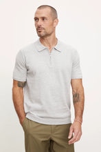 Load image into Gallery viewer, Otto Cotton Zip Polo