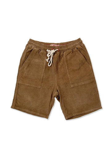 Logan Corduroy Shorts- Bronze