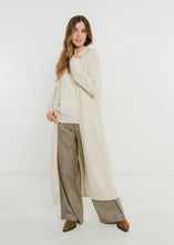 Load image into Gallery viewer, Open Long Cardigan- Beige