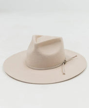 Load image into Gallery viewer, Emery Teardrop Fedora Cream Hat