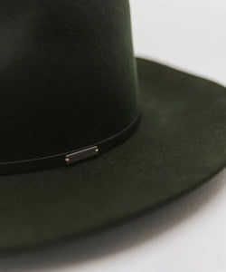 Rowan Fedora- Dark Green