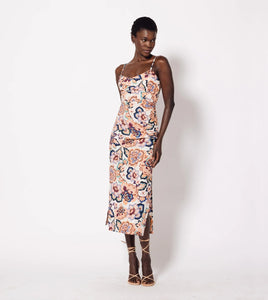 Geraldine Midi Dress- Desert Floral