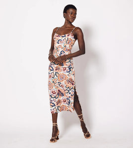 Geraldine Midi Dress- Desert Floral