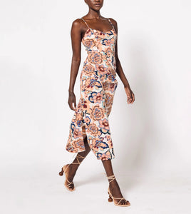 Geraldine Midi Dress- Desert Floral