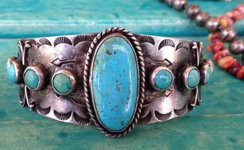Fred Harvey Era Turquoise Cuff