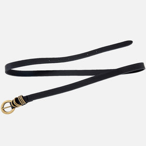 Alie | Skinny Leather Belt