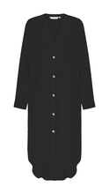 Load image into Gallery viewer, Terra Shirt Dress - Black