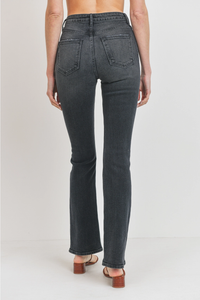 Skinny Bootcut Black Jeans