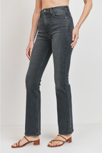 Load image into Gallery viewer, Skinny Bootcut Black Jeans
