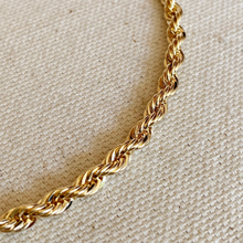 Load image into Gallery viewer, 18k Gold Filled 4.0mm Rope Anklet