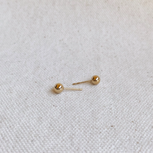 Load image into Gallery viewer, 14k Gold Filled 5.0mm Ball Stud Earrings