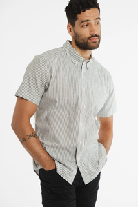 Jordan Slim Sage Stripe Shirt