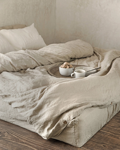 Natural Linen Duvet Cover Set