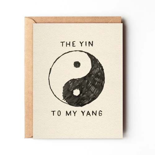 Yin Yang  Love Card