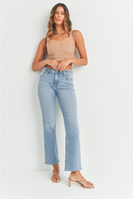 Load image into Gallery viewer, Low Rise Vintage Slim Bootcut Jean