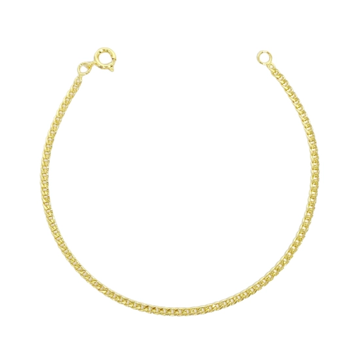 18k Gold Filled 2.0mm Thickness Cuban Anklet