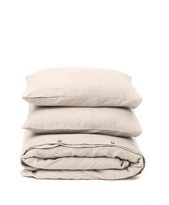 Natural Linen Duvet Cover Set