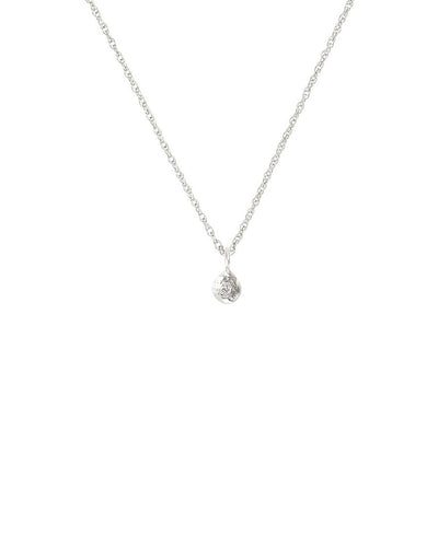 Sterling Silver Diamond Necklace