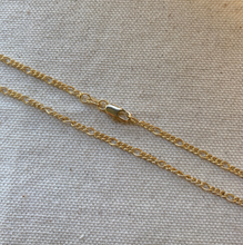 Load image into Gallery viewer, 18k Gold Filled 2mm Figaro Anklet