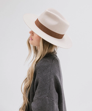 Load image into Gallery viewer, Miller Fedora Ivory Hat