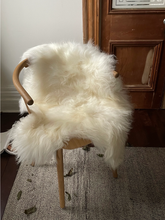 Load image into Gallery viewer, White Icelandic Sheepskin Throw Rug