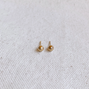 14k Gold Filled 5.0mm Ball Stud Earrings
