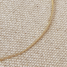 Load image into Gallery viewer, 18k Gold Filled 0.5mm Box Chain Anklet