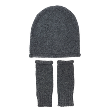 Load image into Gallery viewer, Charcoal Essential Knit Alpaca Beanie