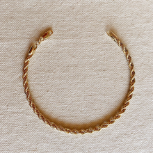 Load image into Gallery viewer, 18k Gold Filled 4.0mm Rope Anklet
