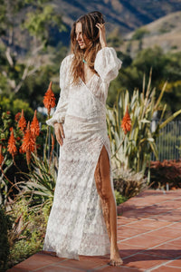 Lucent Maxi Dress in Natural