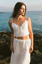 Load image into Gallery viewer, White Linen Tank Top