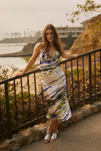 Load image into Gallery viewer, Zebra Monaco Silk Dress