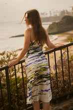 Load image into Gallery viewer, Zebra Monaco Silk Dress