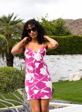 Load image into Gallery viewer, Rose Silk Mini Slip Dress