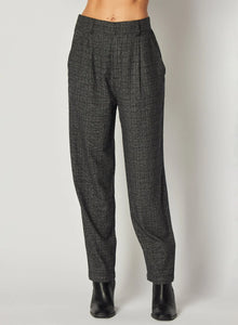 Relaxed Pleat Front Trouser - Glencheck Plaid