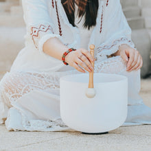 Load image into Gallery viewer, 9&quot; Crystal F Note Singing Bowl
