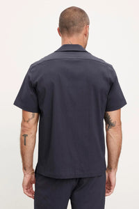 Frank Button Up Shirt- Navy