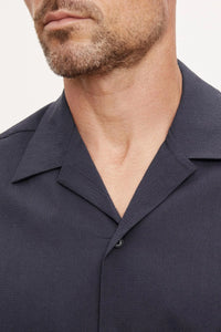 Frank Button Up Shirt- Navy