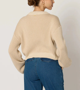 Sydney Sweater- Ivory Oatmeal